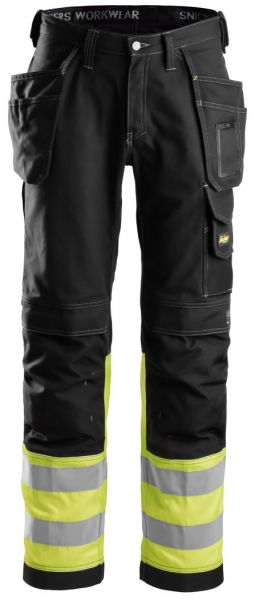 3235 Snickers High-Vis Baumwollhose mit HP, Klasse 1, Loose Fit