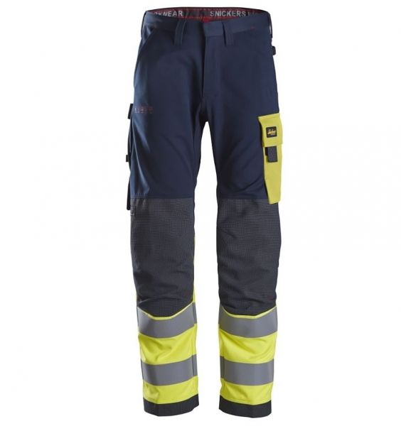 6376 Snickers ProtecWork Arbeithose HiVis Kl. 1, Regular Fit