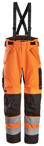 6630 Snickers High-Vis Hose Cl 2 wasserdicht, Regular Fit