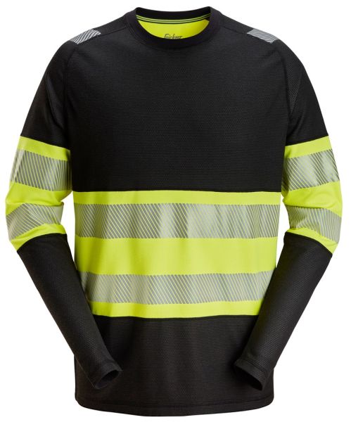 2430 Snickers High-Vis Langarm-Shirt Klasse 1