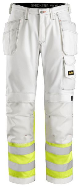 3234 Snickers High Vis Malerhose, Klasse 1, Loose Fit