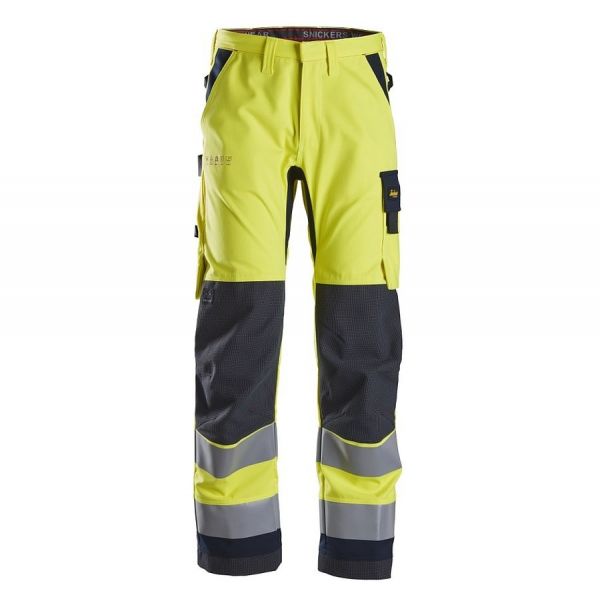 6360 Snickers ProtecWork Arbeithose HiVis Kl. 2, Regular Fit