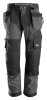6902 Snickers FlexiWork Work Pants, with Holster Pockets - 5804 Steel Gray-Black - 044 (Standard Size)