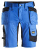 6141 Snickers AllroundWork Stretch Shorts HP - 5604 blau-schwarz - 052 (Standardgrösse)