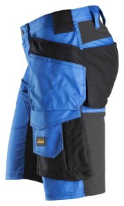 6141 Snickers AllroundWork Stretch Shorts HP - 5604 blau-schwarz - 062 (Standardgrösse)