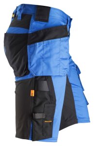 6141 Snickers AllroundWork Stretch Shorts HP - 5604 blau-schwarz - 062 (Standardgrösse)