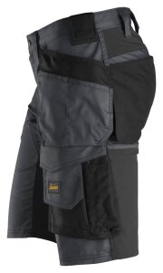 6141 Snickers AllroundWork Stretch Shorts HP - 5804 stahlgrau-schwarz - 046 (Standardgrösse)
