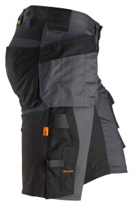 6141 Snickers AllroundWork Stretch Shorts HP - 5804 stahlgrau-schwarz - 046 (Standardgrösse)