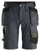 6141 Snickers AllroundWork Stretch Shorts HP - 5804 gris acier-noir - 060 (taille standard)