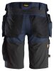 6141 Snickers AllroundWork Stretch Shorts HP - 9504 bleu marine-noir - 056 (taille standard)
