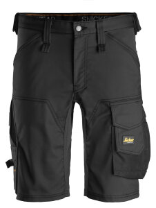 6143 Snickers AllroundWork Stretch Shorts - 0404 schwarz...