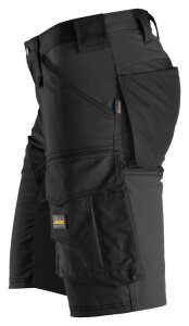 6143 Snickers AllroundWork Stretch Shorts - 0404 schwarz - 064 (Standardgrösse)