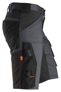 6143 Snickers AllroundWork Stretch Shorts - 5804 stahlgrau-schwarz - 060 (Standardgrösse)