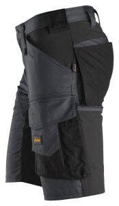 6143 Snickers AllroundWork Stretch Shorts - 5804 stahlgrau-schwarz - 064 (Standardgrösse)