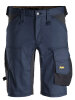 6143 Short Snickers AllroundWork Stretch - 9504 bleu marine-noir - 060 (taille standard)