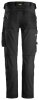 6341 Pantaloni elasticizzati Snickers AllroundWork - 0404 nero - 256 (taglia extra lunga: +12 cm di lunghezza della gamba)