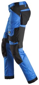 6341 Snickers AllroundWork Stretch Hose - 5604 blau-schwarz - 120 (Kurzgrösse: -6cm Beinlänge)