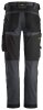 6341 Snickers AllroundWork Stretch Hose - 5804 stahlgrau-schwarz - 096 (Kurzgrösse: -6cm Beinlänge)