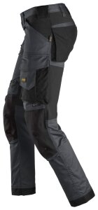 6341 Snickers AllroundWork Stretch Hose - 5804 stahlgrau-schwarz - 116 (Kurzgrösse: -6cm Beinlänge)