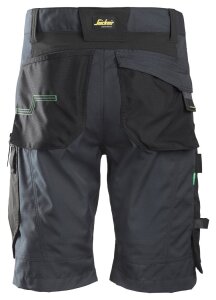 6914 Snickers FlexiWork Shorts+ - 5804 stahlgrau-schwarz...