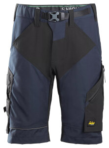 6914 Snickers FlexiWork Shorts+ - 9504 marineblau-schwarz...