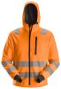 8039 Snickers AllroundWork HV FZ Hoodie CL3 - 5500 hv orange - S
