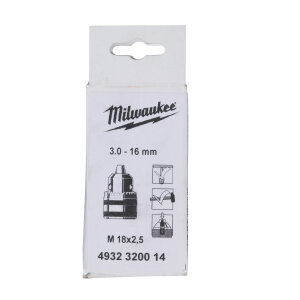 Zahnkranzbohrfutter mit Sicherungsschraube M18 x 2,5 /...
