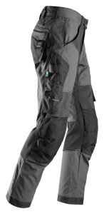 6903 Pantalon de travail Snickers FlexiWork - 5804 gris acier-noir - 108 (taille courte : longueur de jambe -6 cm)