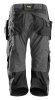 6905 Pantalon pirate Snickers FlexiWork, avec poches holster - 5804 gris acier-noir - 060 (taille standard)