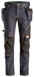 6955 Snickers FlexiWork Denim Jeans Arbeitshose mit...