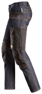 6955 Snickers FlexiWork Denim Jeans Arbeitshose mit Holstertaschen, Slim Fit