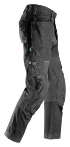 6902 Pantalon de travail Snickers FlexiWork, avec poches holster - 0404 noir - 046 (taille standard)