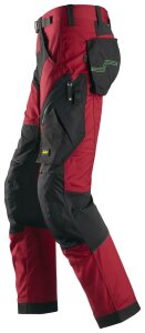 6903 Snickers FlexiWork Arbeitshose - 1604 cillirot-schwarz - 048 (Standardgrösse)