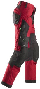 6903 Snickers FlexiWork Arbeitshose - 1604 cillirot-schwarz - 048 (Standardgrösse)