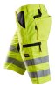 6132 Snickers LiteWork, High-Vis Shorts+ Klasse 1 - 6604 gelb-schwarz - 050 (Standardgrösse)