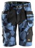 6904 Snickers FlexiWork ArbeitsShorts, mit Holstertaschen - 8604 camuflageblau-schwarz - 064 (Standardgrösse)