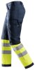6900 Pantalon Snickers HV Service Logistique, taille 1 - 9566 bleu marine-jaune - 044 (taille standard)