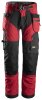6902 Snickers FlexiWork Arbeitshose, mit Holstertaschen - 1604 cillirot-schwarz - 046 (Standardgrösse)