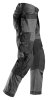 6902 Pantaloni da lavoro Snickers FlexiWork, con tasche a fondina - 5804 grigio acciaio-nero - 050 (taglia standard)