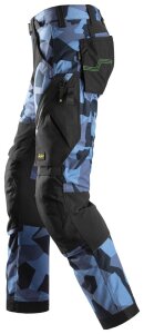 6903 Snickers FlexiWork Arbeitshose - 8604 camuflageblau-schwarz - 056 (Standardgrösse)