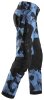 6903 Snickers FlexiWork Arbeitshose - 8604 camuflageblau-schwarz - 146 (Langgrösse: +6cm Beinlänge)