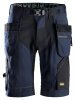 6904 Short de travail Snickers FlexiWork, avec poches holster - 9504 bleu marine-noir - 062 (taille standard)