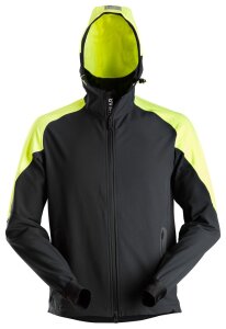 8025 Snickers FlexiWork Neon Kapuzenjacke