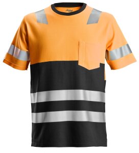 2534 Snickers T-Shirt AllroundWork High-Vis Kl. 1