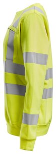 2876 Snickers ProtecWork  Womens Sweatshirt High-Vis Class