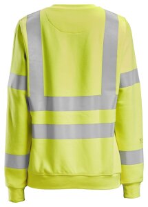 2876 Snickers ProtecWork  Womens Sweatshirt High-Vis Class