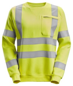 2876 Snickers ProtecWork  Damen Sweatshirt High-Vis Kl