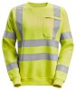 2876 Snickers ProtecWork  Damen Sweatshirt High-Vis Kl