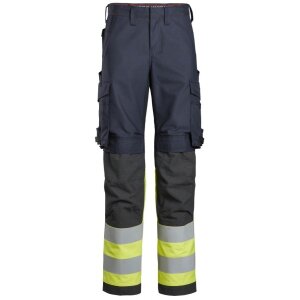 6367 Snickers Damenhose ProtecWork  High-Vis Kl. 1,...