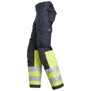 6367 Snickers Damenhose ProtecWork  High-Vis Kl. 1,...